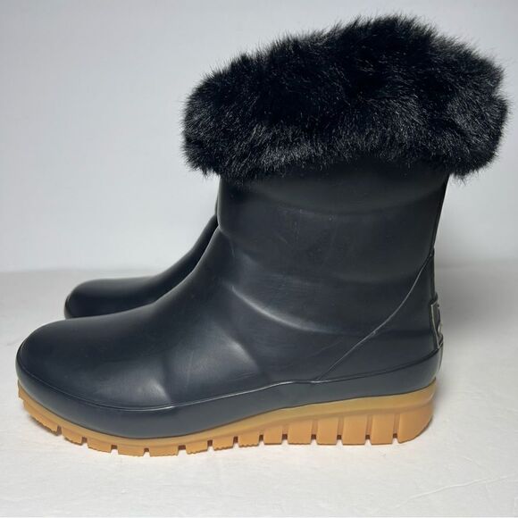 Joules Chilton Womens Short Black Rain Boots 5 - Picture 3 of 12